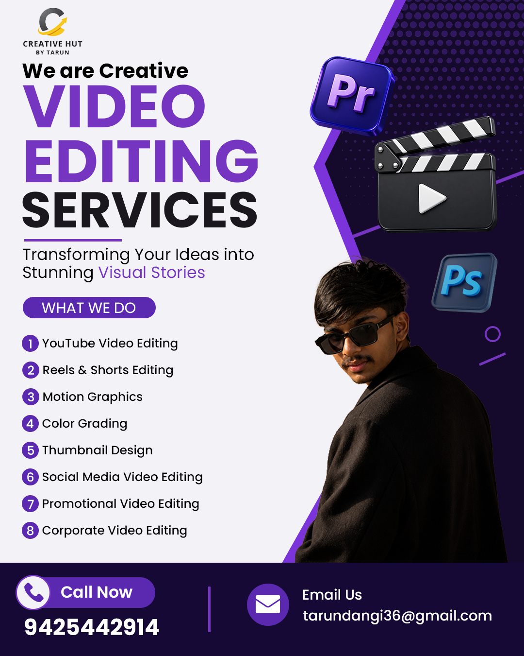 Creative Hut Video Editing Services